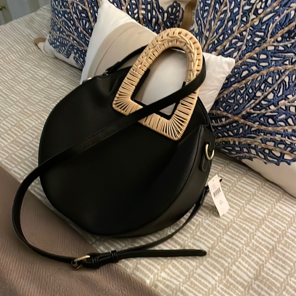 Anthropologie vegan leather handbag